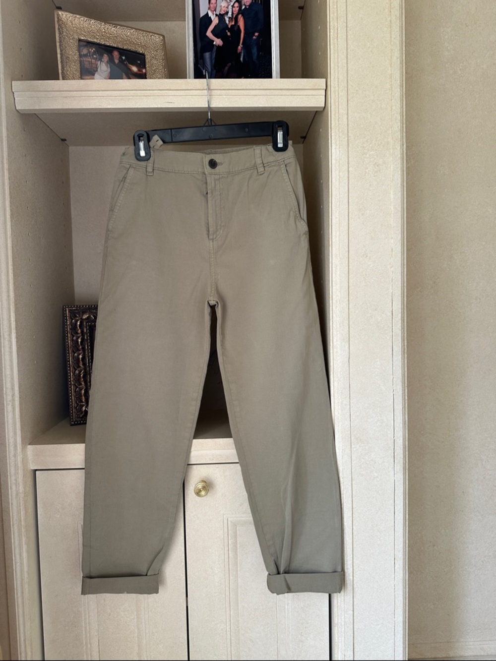 Kids Casual Chino Pants ZARA  in Khaki SIZE 13/14